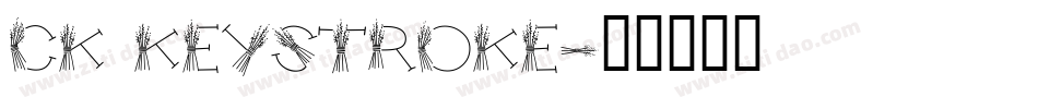 CK Keystroke字体转换